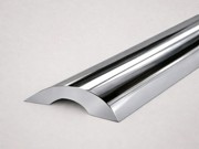 Offset Water Bar - 20mm x 10mm x 2100mm - Polished Silver Anodized